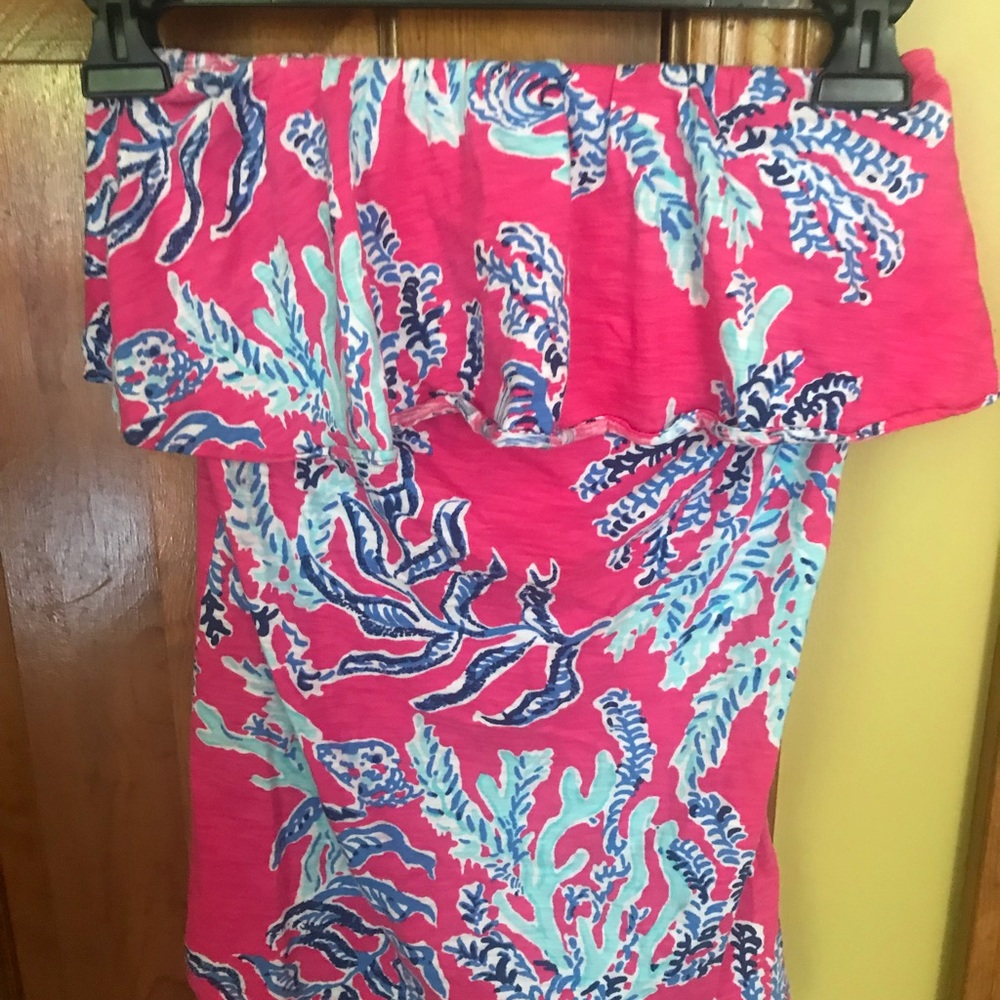 Lilly Pulitzer Tube Top Good Condition XS